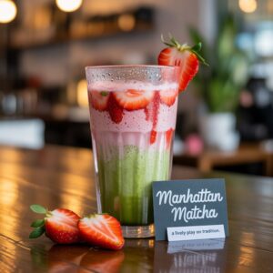 Manhattan Matcha (with or without Strawberry)